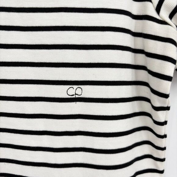 Chinti & Parker Black White Striped Sheath Dress Size Small, Nautical Resortwear - Picture 8 of 11